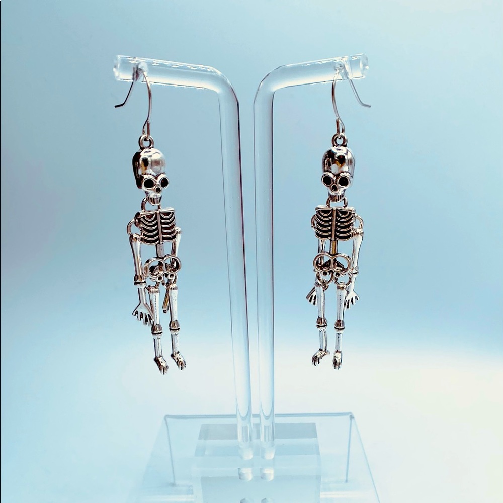 Skeleton Drop Earrings